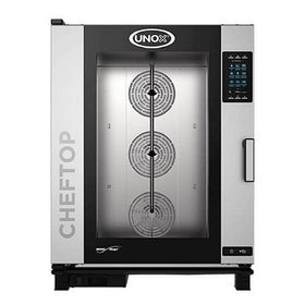 Cuptor UNOX pentru bucatarie CHEFTOP MIND.Maps PLUS 10 tavi GN 21 alimentare pe gaz, comenzi touch screen cu display 9.5
