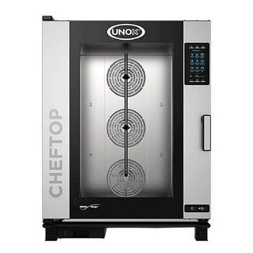 Cuptor UNOX pentru bucatarie CHEFTOP MIND.Maps PLUS 10 tavi GN 21 alimentare pe gaz, comenzi touch screen cu display 9.5