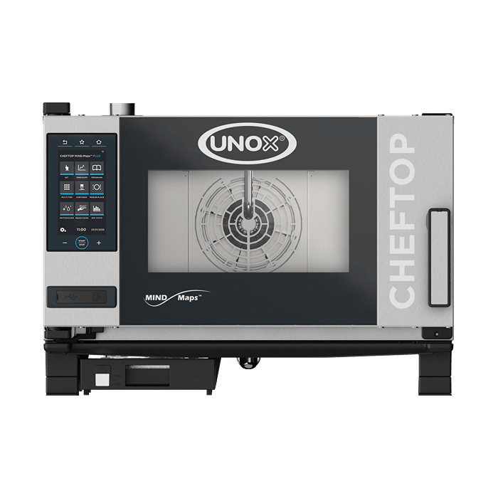 Cuptor UNOX pentru bucatarie CHEFTOP MIND.Maps PLUS 3 tavi GN 11 alimentare electrica, comenzi touch screen cu display 9.5