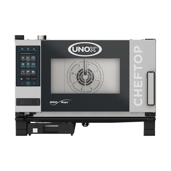 Cuptor UNOX pentru bucatarie CHEFTOP MIND.Maps PLUS 3 tavi GN 11 alimentare electrica, comenzi touch screen cu display 9.5