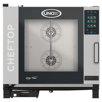 Cuptor UNOX pentru bucatarie CHEFTOP MIND.Maps PLUS 6 tavi GN 21 alimentare pe gaz, comenzi touch screen cu display 9.5