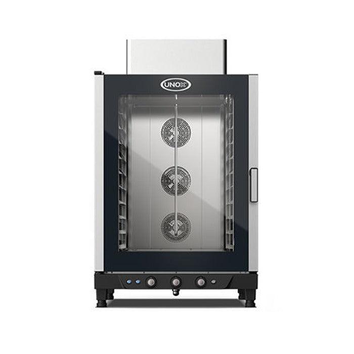 Cuptor UNOX pentru patiserie BAKERLUX 10 tavi 600x400 alimentare pe gaz, comenzi electromecanice