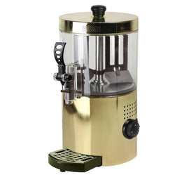 Distribuitor ciocolata calda 3L, auriu, 1,2 kW Acest dozator este echipat cu