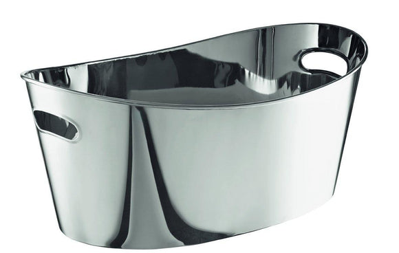 Frapiera ovala mare inox, 6 sticle, lucios, 53x33xH24 cm, 10 L Frapiera ovala mare din inox