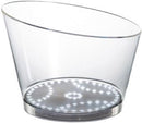 Frapiera transparenta 10 L iluminat cu LED, Ø38 cm