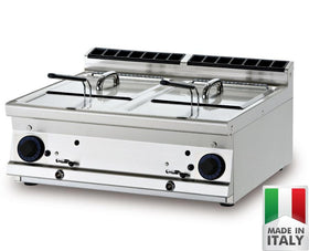 Friteuza 2 x 13L top, alim. gaz, 24 kW - Italia