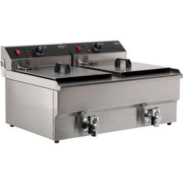 Friteuza electrica de banc 2X10 L, 2x5 kW, 400V
