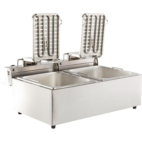 Friteuza electrica de banc 2X6 L, 2x3.3 kW, 230 V