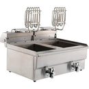 Friteuza electrica de banc 2X8L, 2x3.3 kW, 230 V