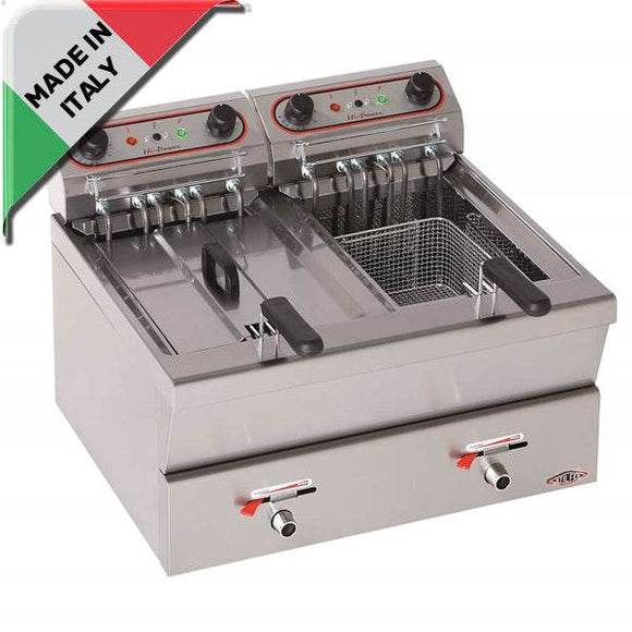 Friteuza electrica 2x12L, 2x7 kW, 380 V, productie Italia