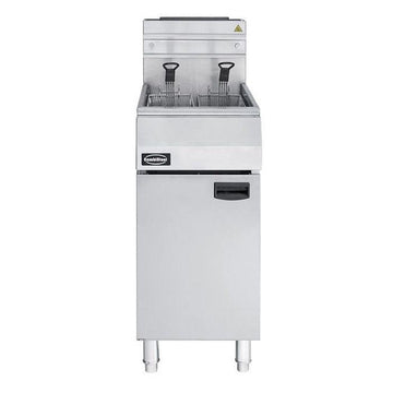Friteuza pe gaz propan (butelie) 21L, 27 kW