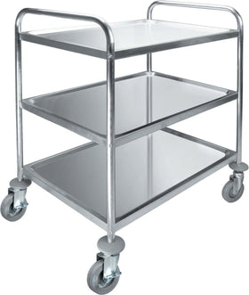Gheridon inox cu 3 polite Gheridon cu 3 polite Rama