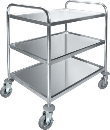 Gheridon inox cu 3 polite Gheridon cu 3 polite Rama