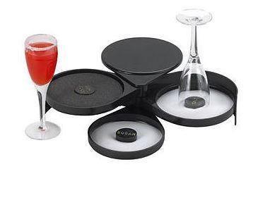 Glazurator bordurator pahare Ø15 cm, negru