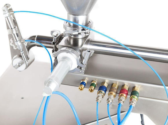 Masina automata de dozat si umplut pneumatica MECH-MASZ D-MAX – inox, dozaj max. 1400 ml – detaliu