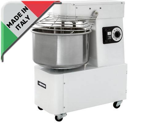 Malaxor aluat cu cap fix,cu 2 viteze, 48 Lt, 42 kg aluat, cu timer si roti, 400 V Malaxor aluat cu spirala ideal