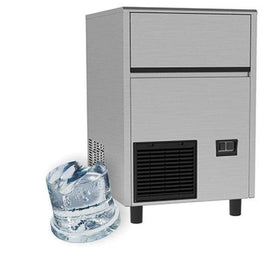 Masina cuburi de gheata 47 kg 24H, 28 kg depozitare, 44 cuburiciclu Confectionat din inox AISI 304