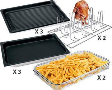 Set 10 tavi speciale pentru cuptor, GN 11