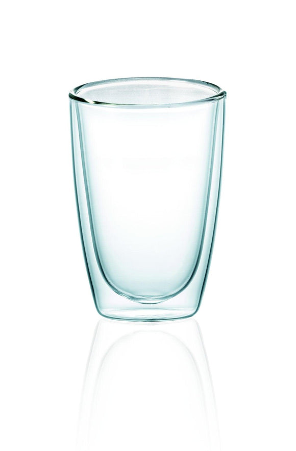Set 2 cesti latte macchiatto 310 ml., sticla cu pereti dublii