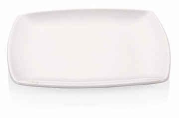 Set 6 farfurii plate dreptunghiulare Italia - 24x24 cm, portelan