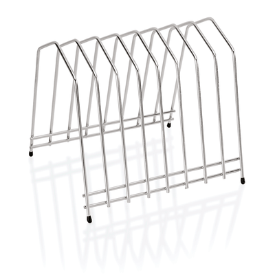 Suport inox pentru 8 tocatoare cu grosime max, 3 cm.