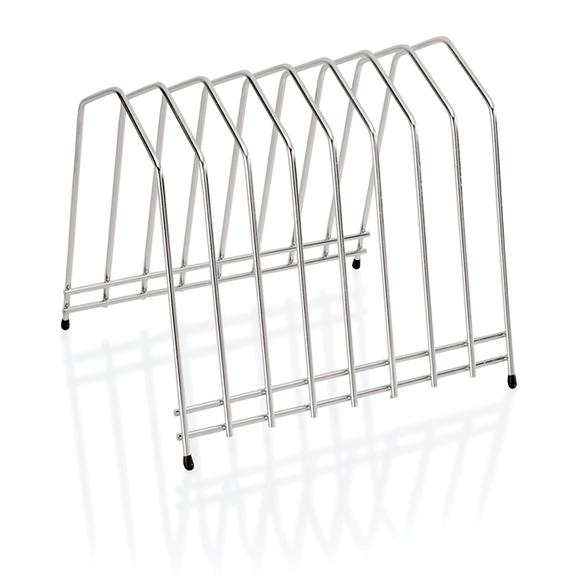 Suport inox pentru 8 tocatoare cu grosime max, 3 cm.