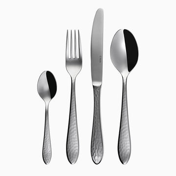 Tacamuri gama Queen, grosime 3,5 mm, finisaj lucios cu model, inox 1810 monobloc