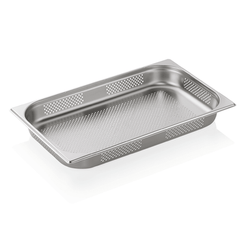 Tava GN inox perforata 11 adancime 65 mm.