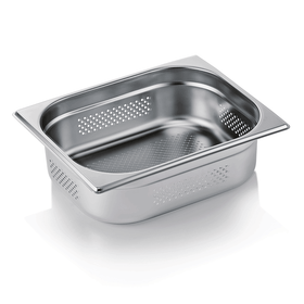 Tava GN inox perforata 12 adancime 100 mm.