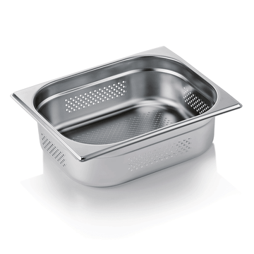 Tava GN inox perforata 12 adancime 100 mm.