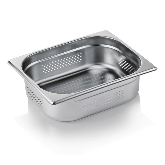 Tava GN inox perforata 12 adancime 100 mm.