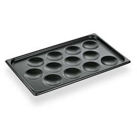 Tava GN 11 aluminiu antiaderent pentru 12 oua ochiuri, 53 x 32.5 cm Tava GN 11 din aluminiu