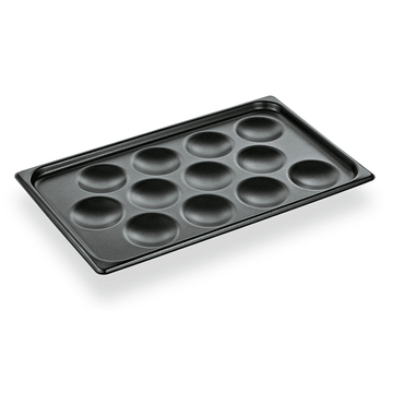 Tava GN 11 aluminiu antiaderent pentru 12 oua ochiuri, 53 x 32.5 cm Tava GN 11 din aluminiu