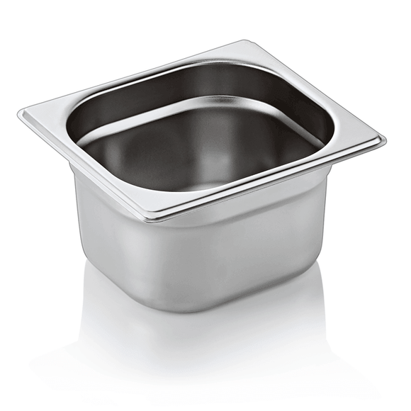 Tava GN inox 16 adancime 100 mm., 1.6 l Tava GN GastroNorm din inox