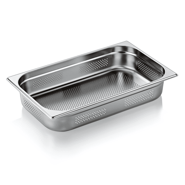 Tava GN inox perforata 11 adancime 100 mm.