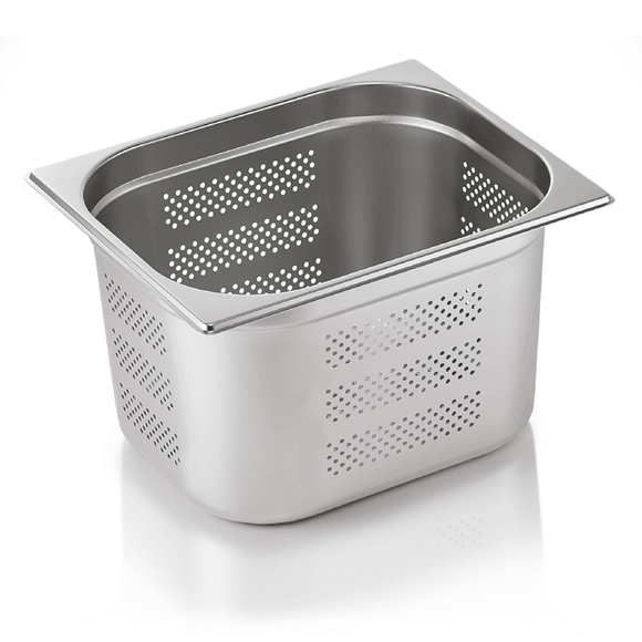 Tava GN inox perforata 12 adancime 200 mm.