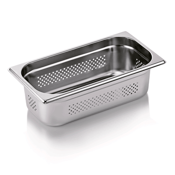 Tava GN inox perforata 13 adancime 100 mm.