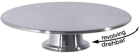 Tortiera rotativa inox 32 cm