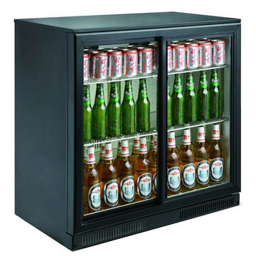 Vitrina frigorifica pentru bar 2 usi culisante