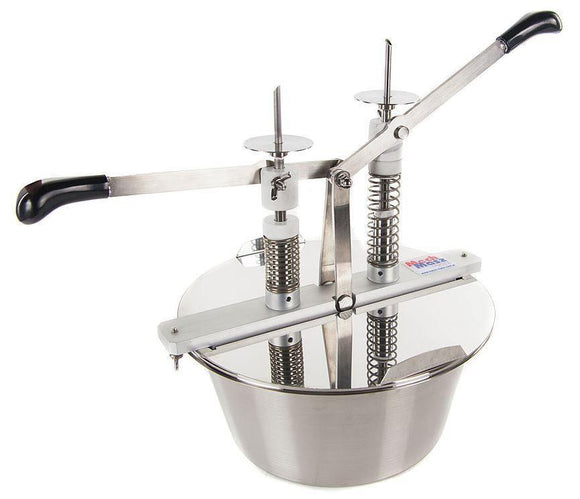 Aparat de injectat creme patiserie cu 2 pistoane, dozaj max 10 gr. capacitate 5 Lt. - eurogastro.ro