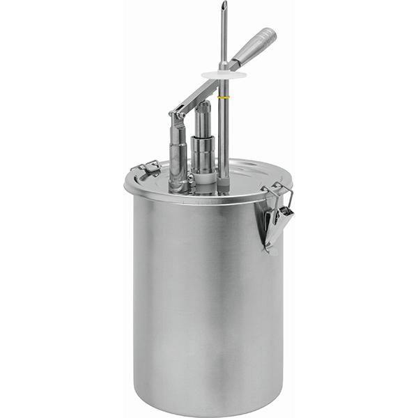 Aparat injectat creme, gem, ciocolata, inox, 4,5 Lt. dozaj max. 40 ml. - eurogastro.ro