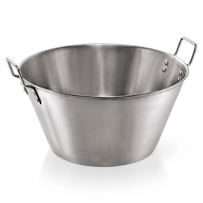 Bol conic inox 30 Litri, Ø 50 / H 25,5 cm - eurogastro.ro