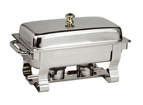 Chafing dish GN1/1, inox, finisaj lucios, model premium, maner capac alama - eurogastro.ro