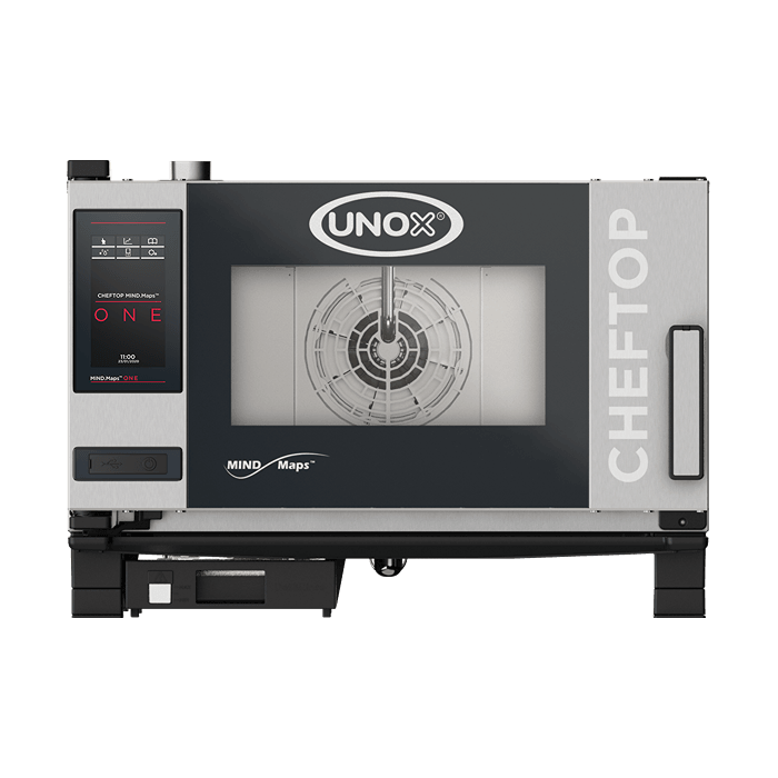 Cuptor gastronomie UNOX CHEFTOP MIND.Maps ONE, 3 tavi GN 1/1, electric, 5 kW - eurogastro.ro