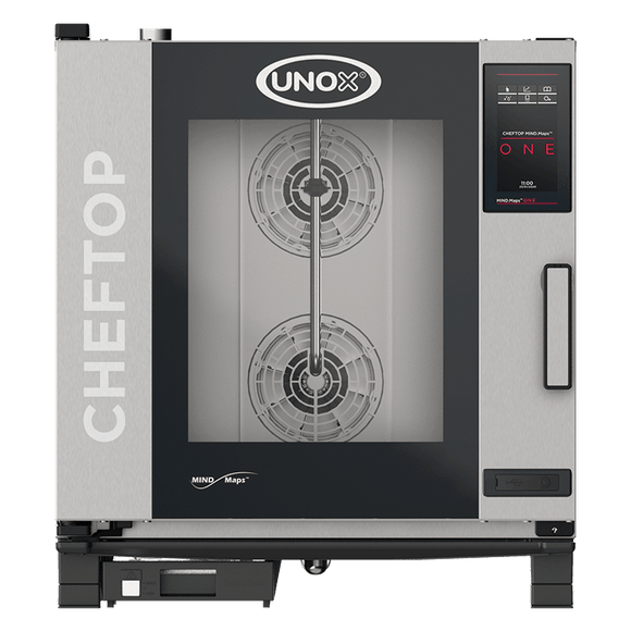 Cuptor gastronomie UNOX CHEFTOP MIND.Maps ONE, 7 tavi GN 1/1, electric, 11,7 kW - eurogastro.ro