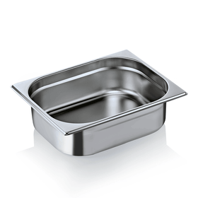 Cuva GN inox 1/2 adancime 100 mm., 6.5 l - eurogastro.ro