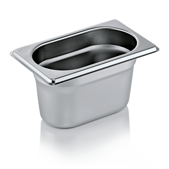 Cuva GN inox 1/9 adancime 100 mm., 1 l - eurogastro.ro