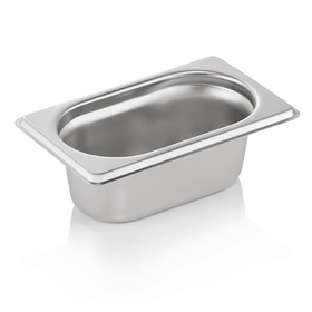 Cuva GN inox 1/9 adancime 65 mm., 0.6 l - eurogastro.ro