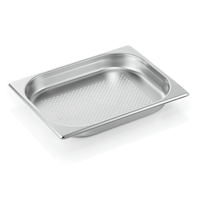 Cuva GN inox cu baza perforata 1/2 adancime 40 mm. - eurogastro.ro