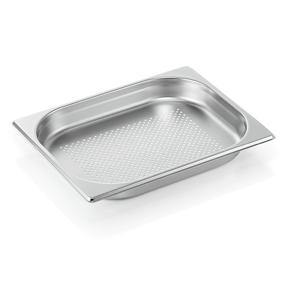 Cuva GN inox cu baza perforata 1/2 adancime 40 mm. - eurogastro.ro